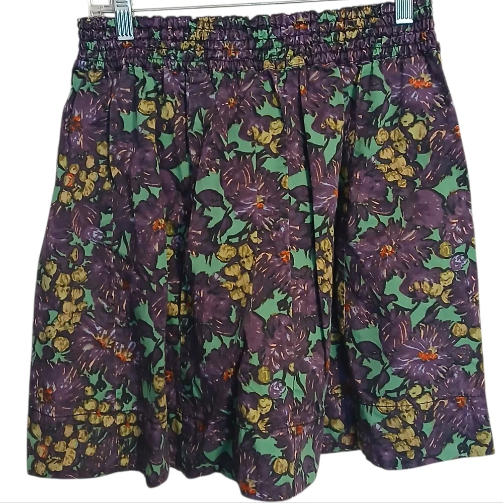 J. Crew Floral Print Skirt Size 2